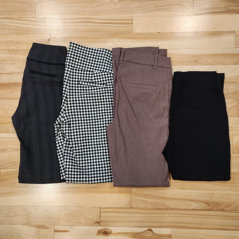 🔥 NWOT/GUC XS 4-Pc Bundle of Pants - 🇨🇦 Brands (Suzy, Reitmans, Le Chateau)